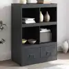 Image de vidaXL Highboard anthracite 67x39x95 cm Acier
