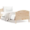 Image de vidaXL Lit en bois massif sans matelas 90x190 cm pin