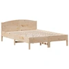 Image de vidaXL Lit en bois massif sans matelas 120x200 cm en pin