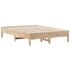 Image de vidaXL Lit en bois massif sans matelas 140x190 cm pin