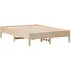Image de vidaXL Lit en bois massif sans matelas 120x190 cm pin