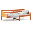 Image de vidaXL Lit de jour sans matelas brun cireux 80x200 cm pin massif