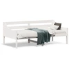 Image de vidaXL Lit de jour sans matelas Blanc 90x190 cm Pin massif