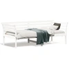 Image de vidaXL Lit de jour sans matelas Blanc 90x190 cm Pin massif