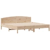 Image de vidaXL Lit en bois massif sans matelas 180x200 pin