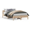 Image de vidaXL Lit en pin massif sans matelas 150x200 cm
