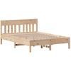 Image de vidaXL Lit en bois massif sans matelas 160x200 cm pin