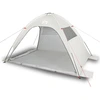 Image de vidaXL Tente de plage Gris Imperméable