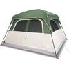 Image de vidaXL Tente familiale pour 6 personnes Vert Étanche