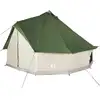 Image de vidaXL Tipi tente familiale 12 personnes vert imperméable