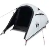 Image de vidaXL Tente de camping tunnel 3 personnes blanche foncée étanche à l'eau