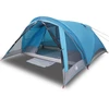 Image de vidaXL Tente de camping 4 personnes bleue étanche à l'eau