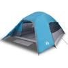 Image de vidaXL Tente de camping dôme 4 personnes bleue étanche à l'eau