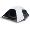 Image de vidaXL Tente de camping dôme 4 personnes blanche foncée étanche à l'eau