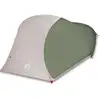Image de vidaXL Tente de camping dôme 4 personnes Vert Étanche