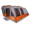 Image de vidaXL Tente familiale tunnel 8 personnes Gris Etanche