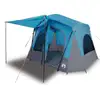 Image de vidaXL Tente de camping 5 personnes bleue étanche à l'eau