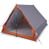 Image de vidaXL Tente de camping en forme de A 2 personnes Gris Etanche