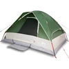 Image de vidaXL Tente de camping dôme 2 personnes Vert Étanche