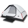 Image de vidaXL Tente de camping dôme 2 personnes blanche foncée étanche à l'eau
