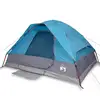 Image de vidaXL Tente de camping dôme 4 personnes bleue étanche à l'eau
