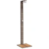 Image de vidaXL Douche de jardin Gris 50x55x224 cm Poly rotin et bois d'acacia