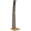 Image de vidaXL Douche de jardin Gris 55x60x224 cm Poly rotin et bois d'acacia