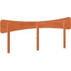 Image de Tête de lit brun cire 180 cm pin massif
