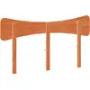 Image de Tête de lit brun cire 150 cm pin massif