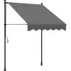 Image de vidaXL Auvent rétractable Anthracite 150x150 cm Tissu et acier