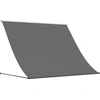 Image de vidaXL Auvent rétractable Anthracite 250x150 cm Tissu et acier