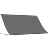 Image de vidaXL Marquise rétractable Anthracite 300x150 cm Tissu et acier