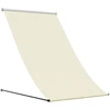 Image de vidaXL Marquise rétractable Crème 150x150 cm Tissu et acier
