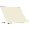 Image de vidaXL Marquise rétractable Crème 200x150 cm Tissu et acier