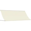 Image de vidaXL Marquise rétractable Crème 350x150 cm Tissu et acier