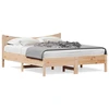 Image de vidaXL Lit en pin massif sans matelas 150x200 cm