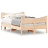 Image de vidaXL Lit en bois massif sans matelas 120x200 cm en pin
