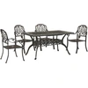 Image de vidaXL Ensemble de jardin 5 pièces bronze fonte d'aluminium