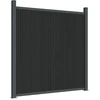 Image de vidaXL Élément de clôture WPC Gris 180x186 cm