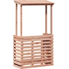 Image de vidaXL Bar de jardin avec toit 112,5x57x195,5 cm Pin massif