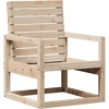 Image de vidaXL Chaise de jardin 57,5x63x76 cm pin massif