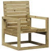 Image de vidaXL Chaise de jardin 57,5x63x76 cm Bois de pin imprégné