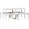 Image de vidaXL Table de pique-nique 160x134x75 cm pin massif