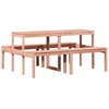 Image de vidaXL Table de pique-nique 160x134x75 cm bois massif douglas