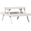 Image de vidaXL Table de pique-nique 105x134x75 cm pin massif
