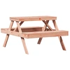 Image de vidaXL Table de pique-nique 105x134x75 cm bois massif douglas