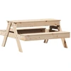 Image de vidaXL Table de pique-nique avec bac à sable pour enfants Pin massif