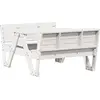 Image de vidaXL Table de pique-nique pour enfants blanche 88x122x58 cm pin massif