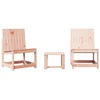 Image de vidaXL Ensemble salon de jardin 3 pièces bois massif douglas