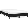Image de vidaXL Cadre de lit sans matelas noir 120x190 cm Tissu